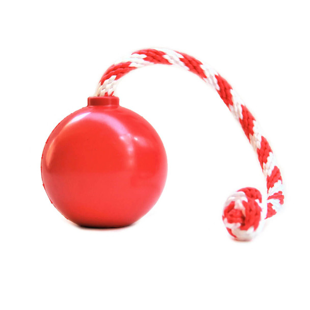 SodaPup USA-K9 Cherry Bomb Durable Rubber Chew Toy & Treat Dispenser